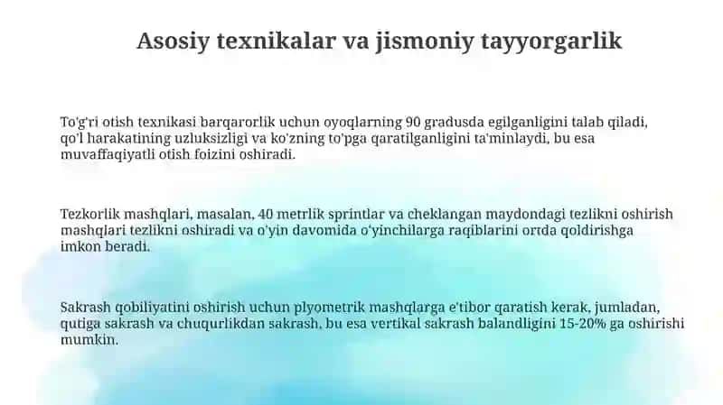 Sport oʻyinlari texnikasi taktikasini takomillashtirish. (Basketbol) 3