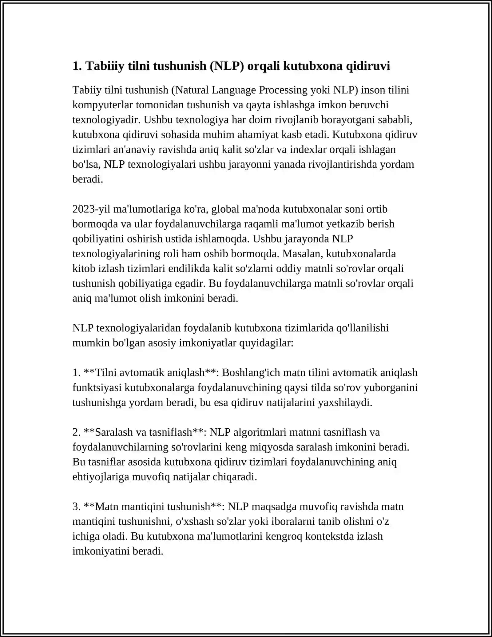 KUTUBXONA TIZIMLARIDAGI "AQLLI QIDIRUV" (SMART SEARCH) IMKONIYATLARI 3