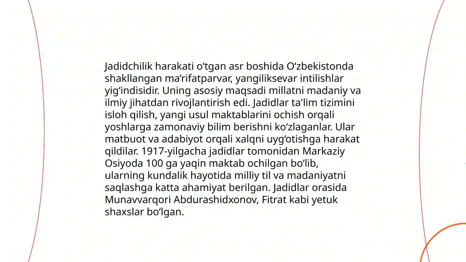 Jadid Ma'rifatparvarlarining O'lka Ijtimoiy-Manaviy Hayotida Tutgan O'rni 3