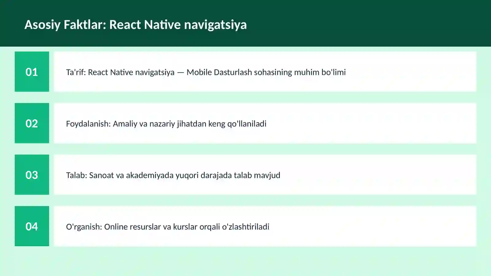 React Native navigatsiya 3