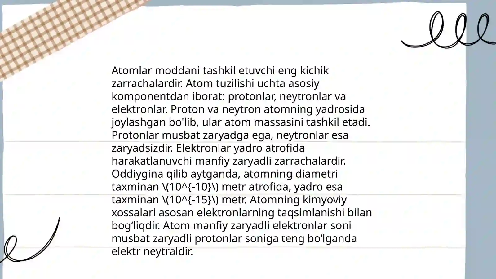 Dastlabki kimyoviy tushunchalar 3