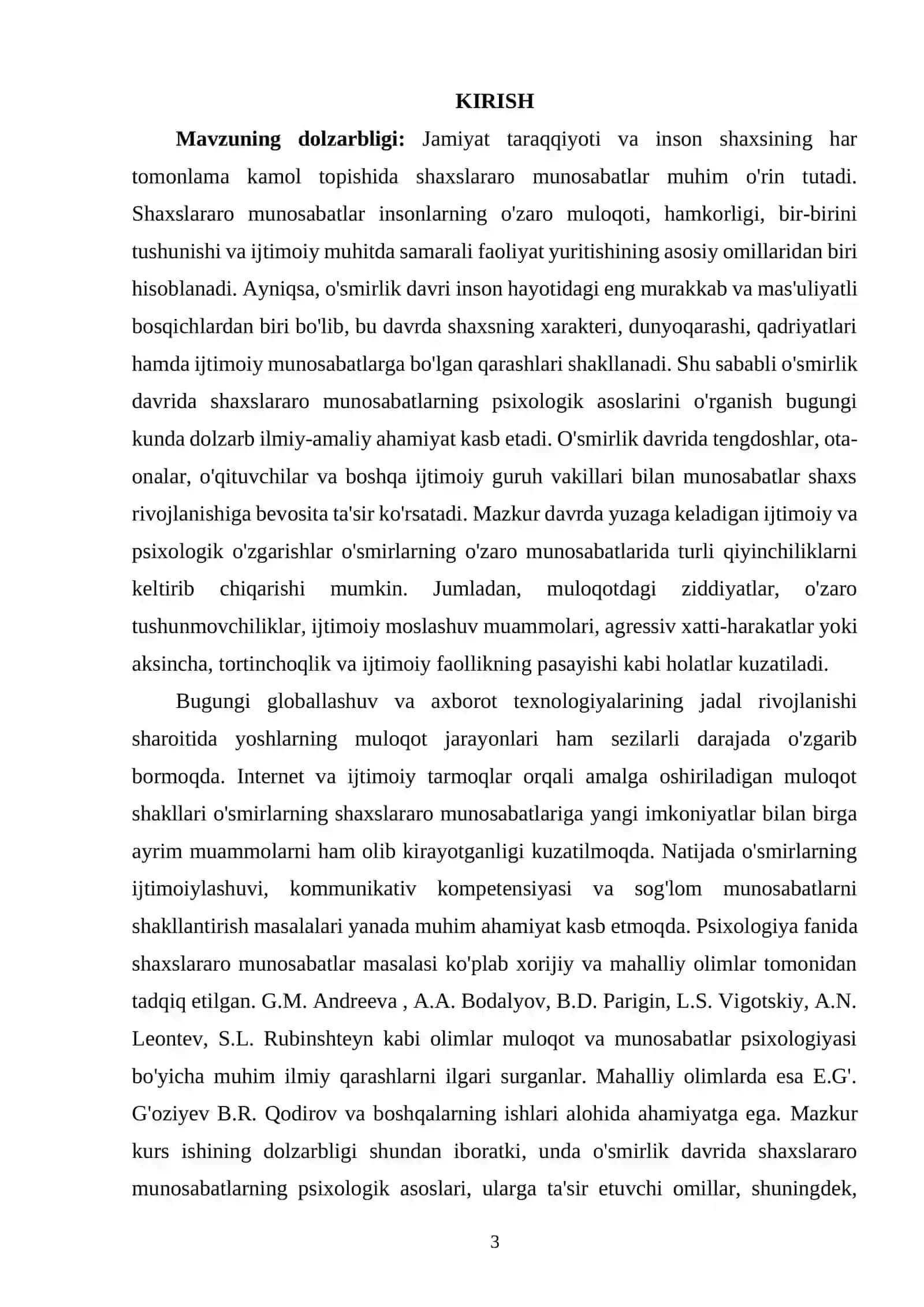 Shaxslararo munosabatlarning psixologik asoslari 3