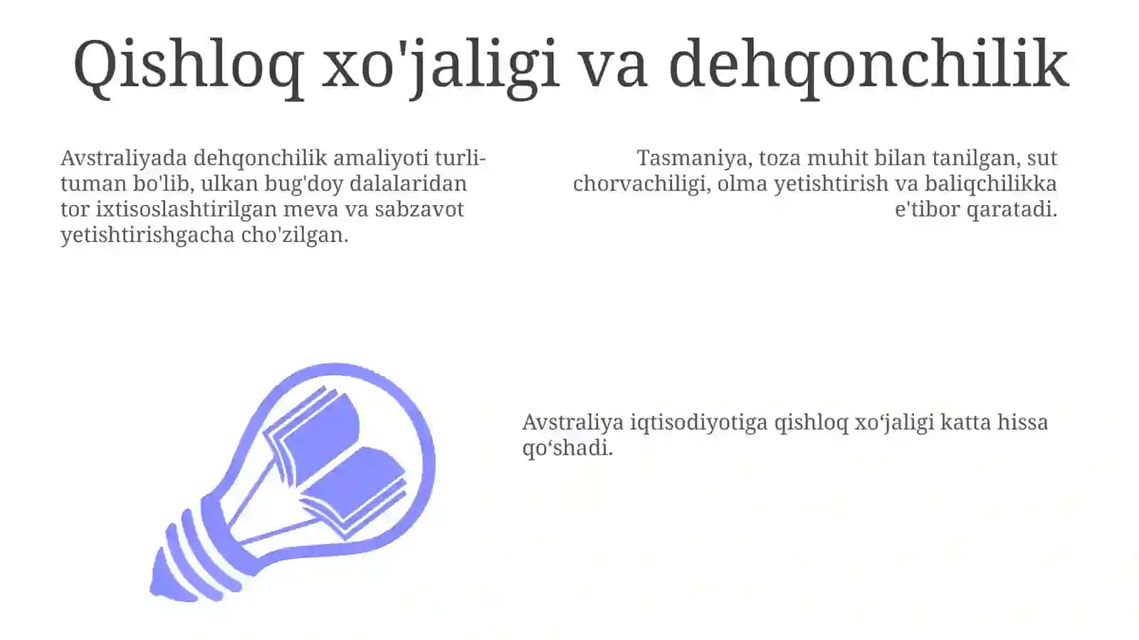 Avstraliya va Tasmaniyaxalqlariningxoʻjalikmashgʻuloti 3