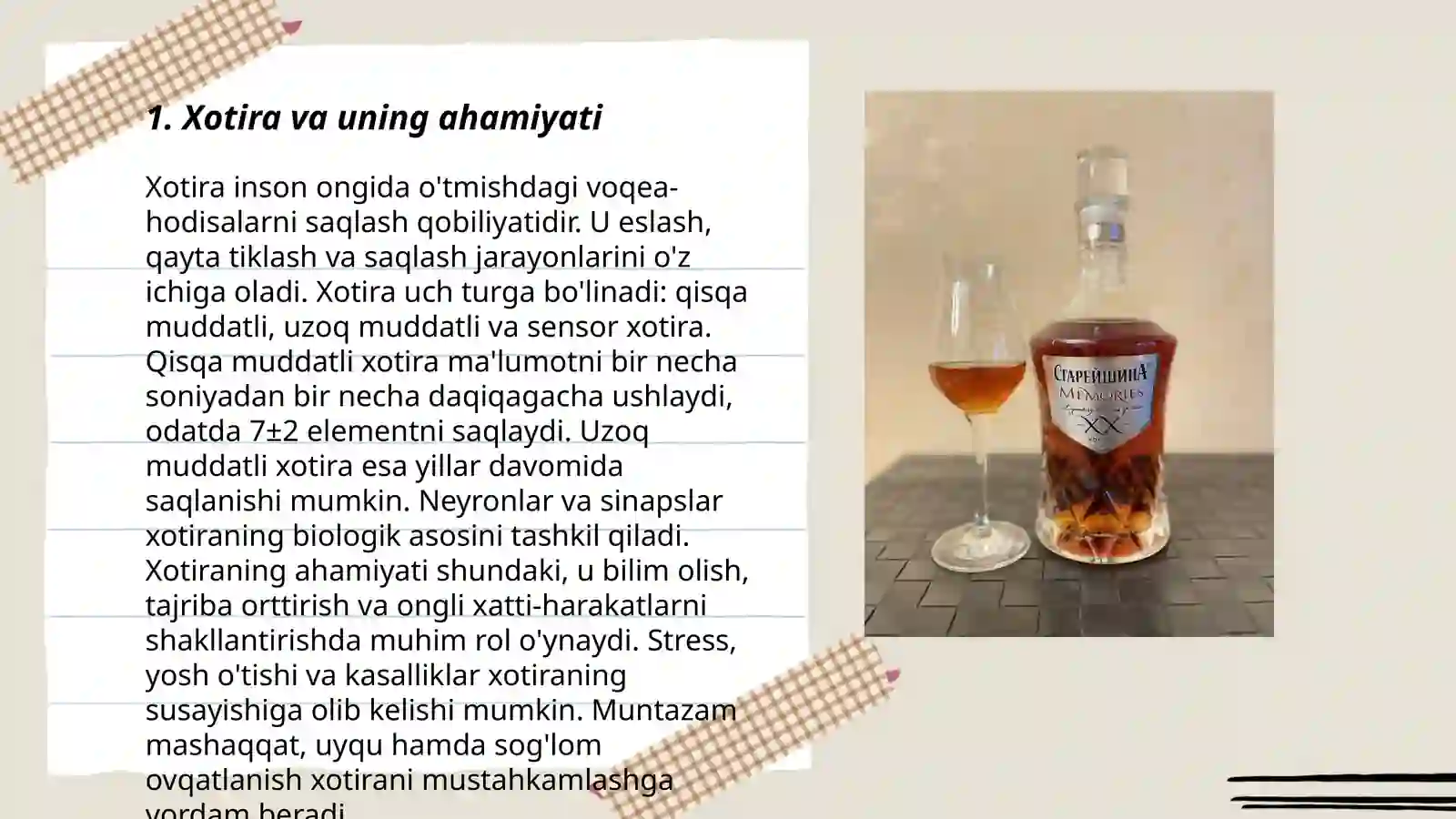 Xotira xaqida tushuncha 3
