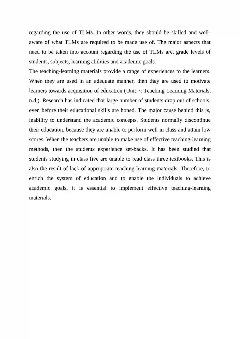 Development of Teaching-Learning Materials 3