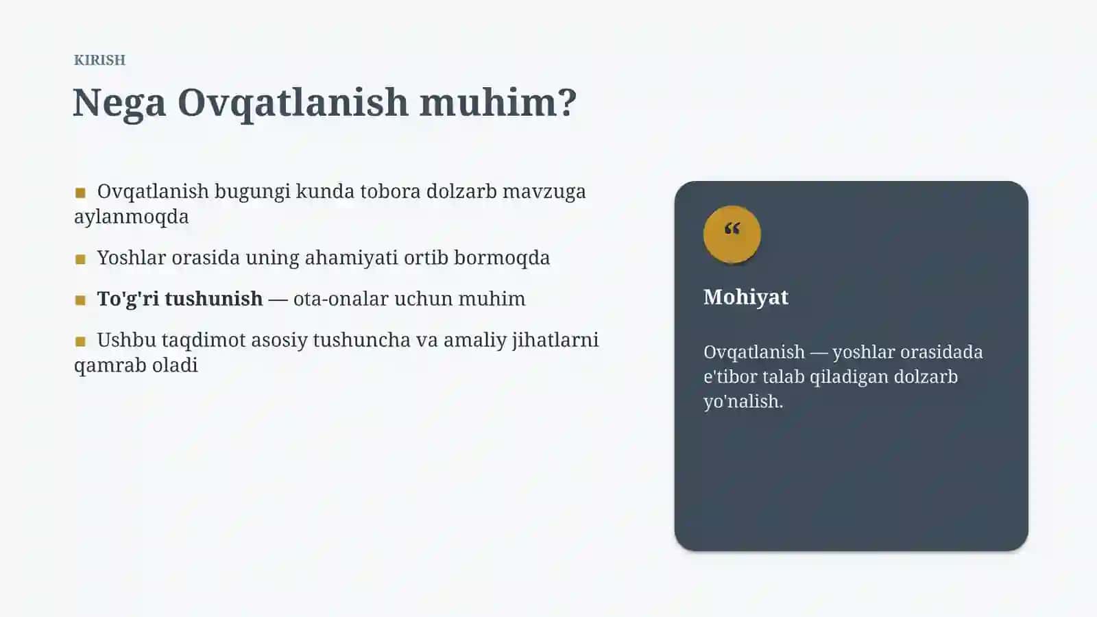 Ovqatlanish 3