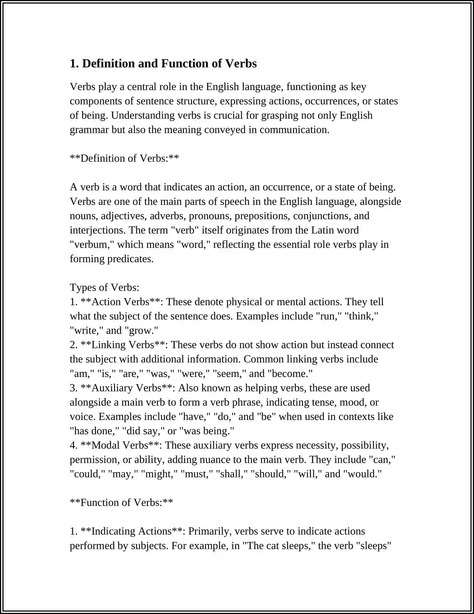VERBS 3