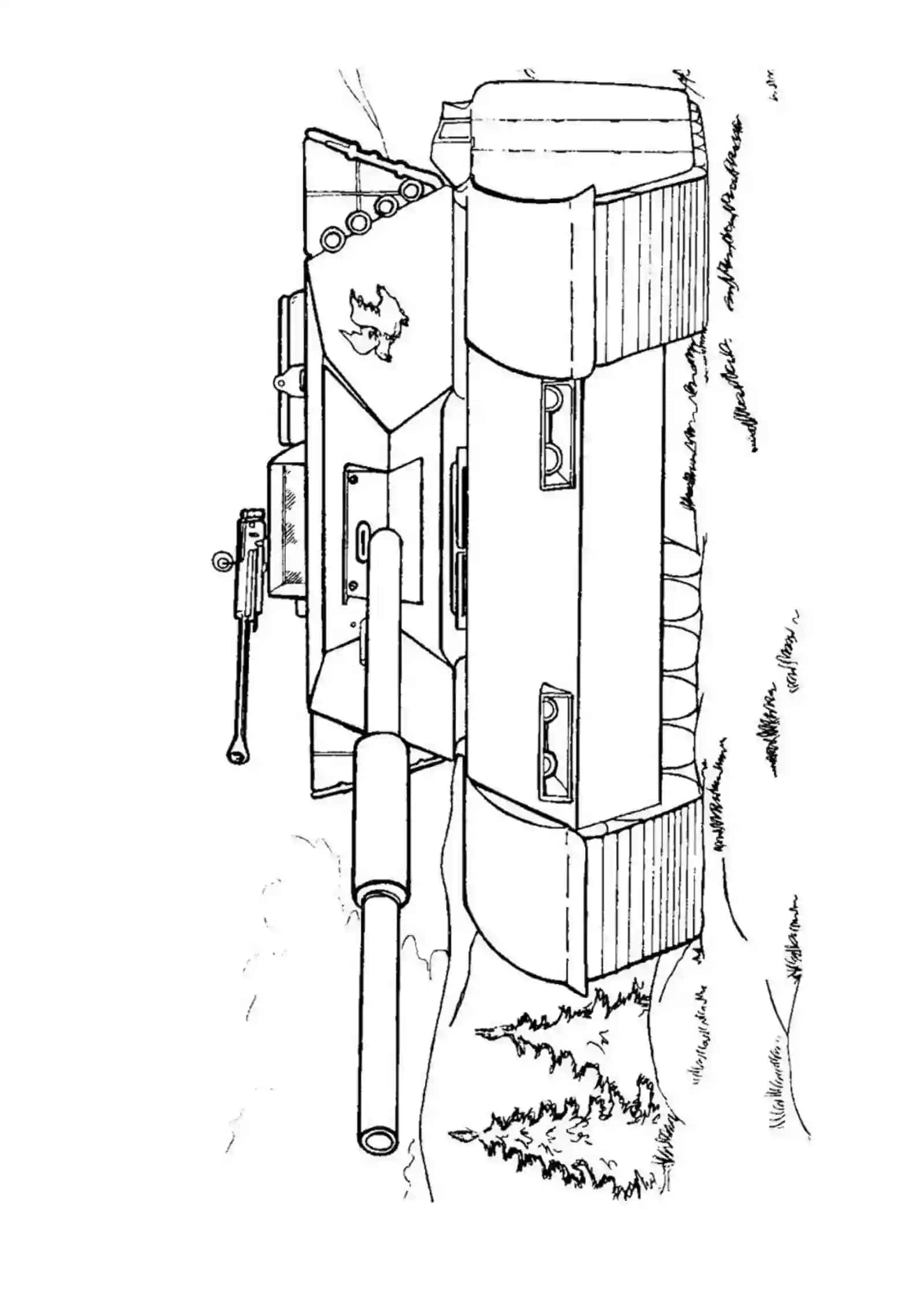 Bolalar uchun Tank "Raskraski" 1-to'plam 3