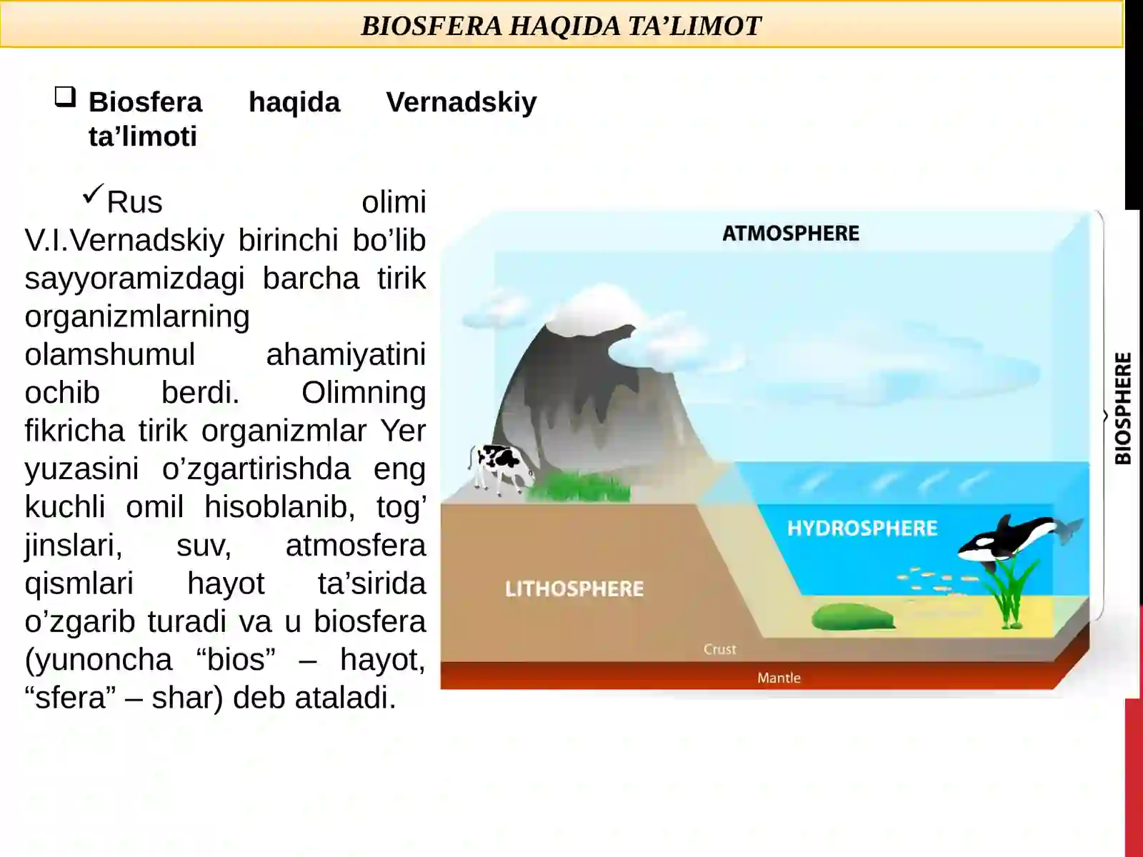 BIOSFERA HAQIDA TA’LIMOT 3