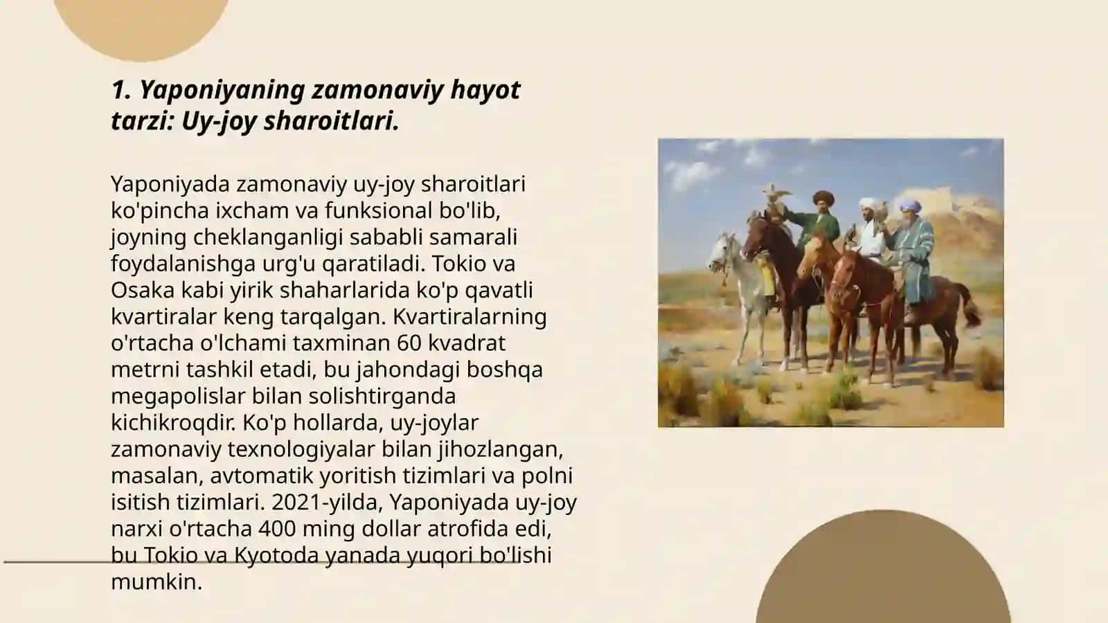 Yaponiyaning zamonaviy hayot tarzi, transport tizimi haqida 3