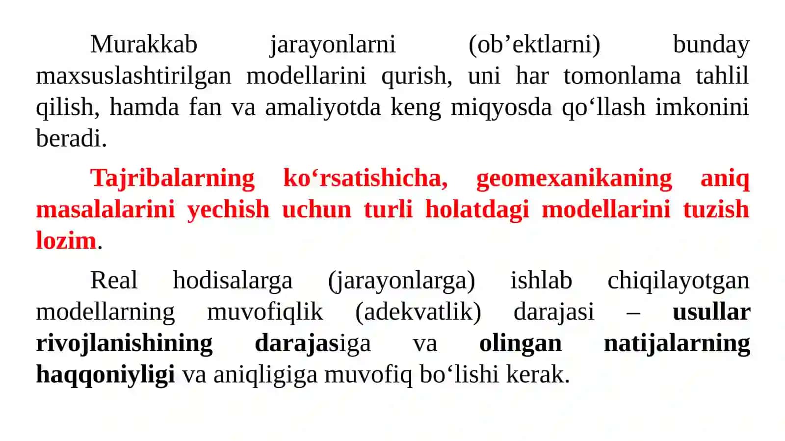 Geomexanik jarayonlarni tadqiq qilish usullari va umumiy uslubiy yondashish 3