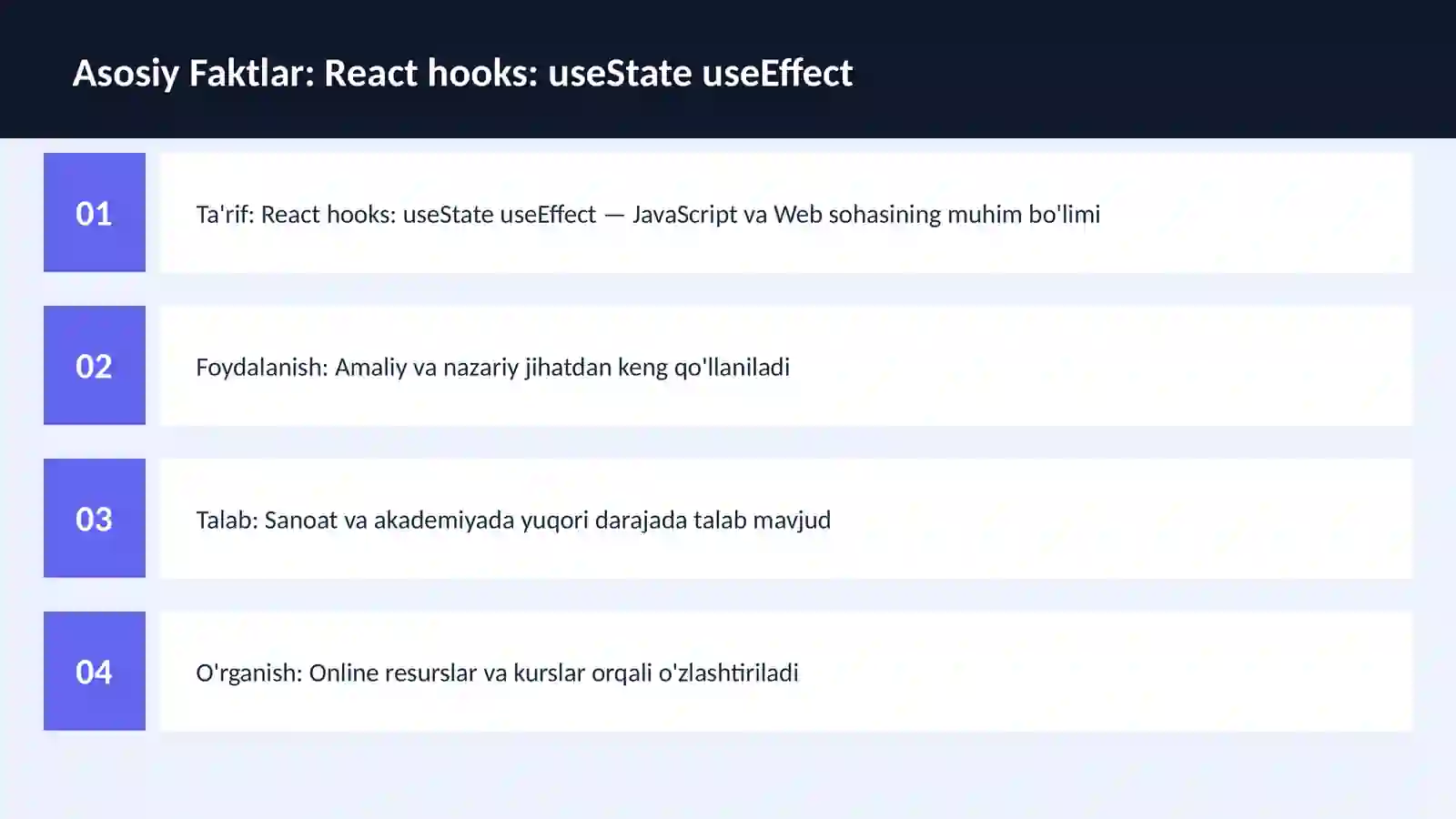 React hooks: useState useEffect 3