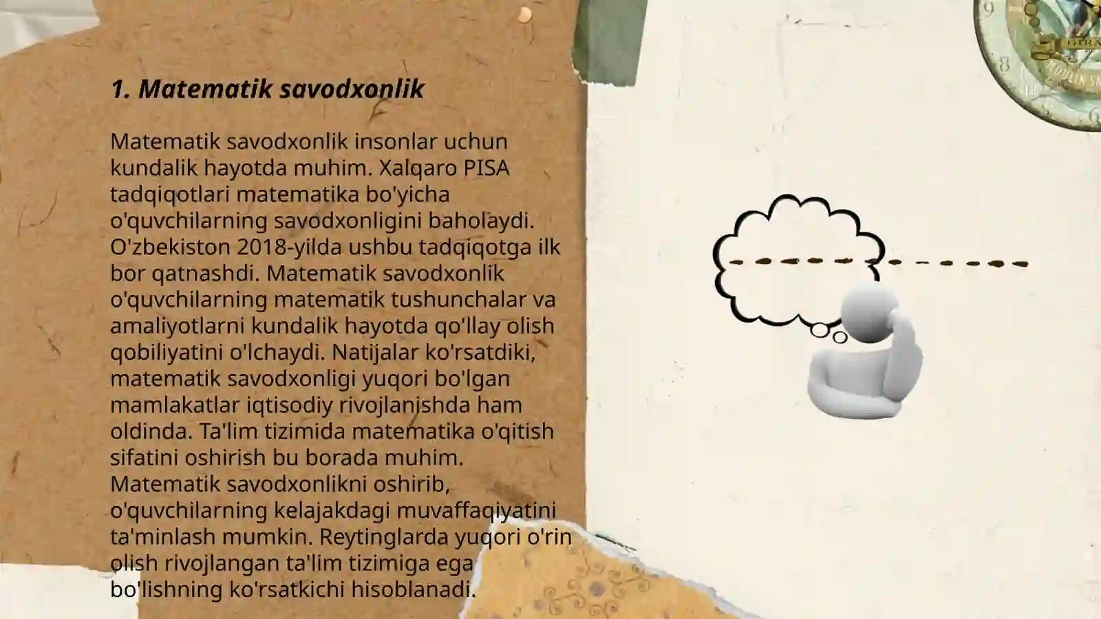 Matematik savodxonlik 3