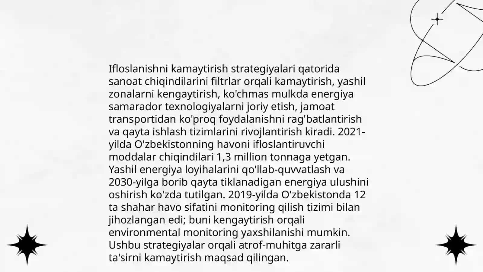 Ekologik xavfsizlikni taminlashni asosiy yonalishlari 3