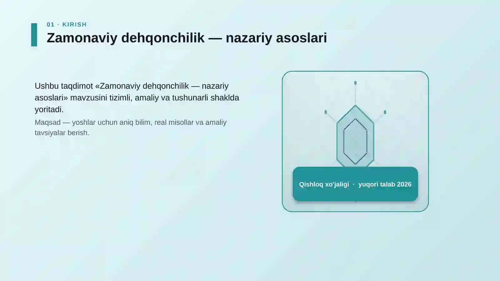 Zamonaviy dehqonchilik — nazariy asoslari 3