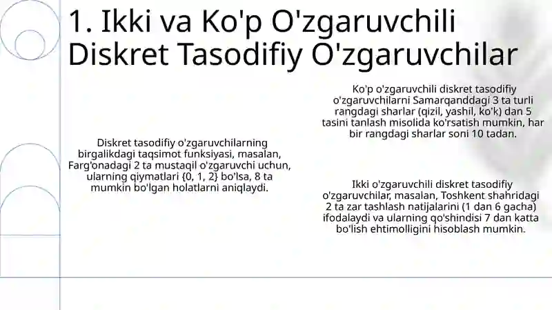 Diskret tasodifiy miqdorlar 3