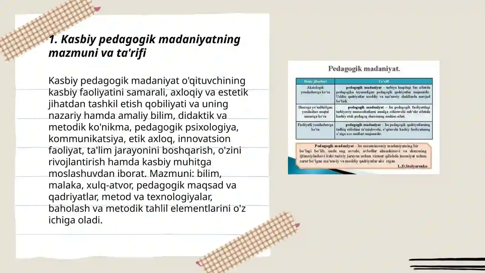 Kasbiy pedagogik madaniyat 3