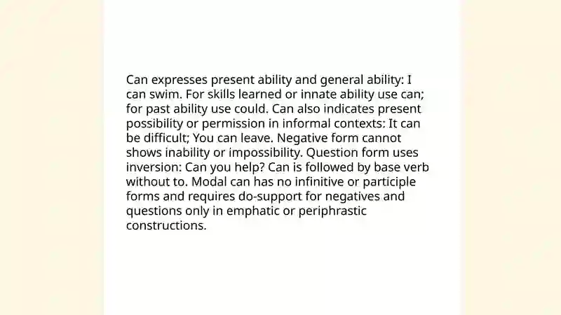 Modal verbs 3