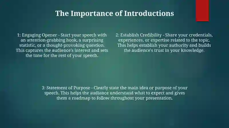 Introductory Speech 3