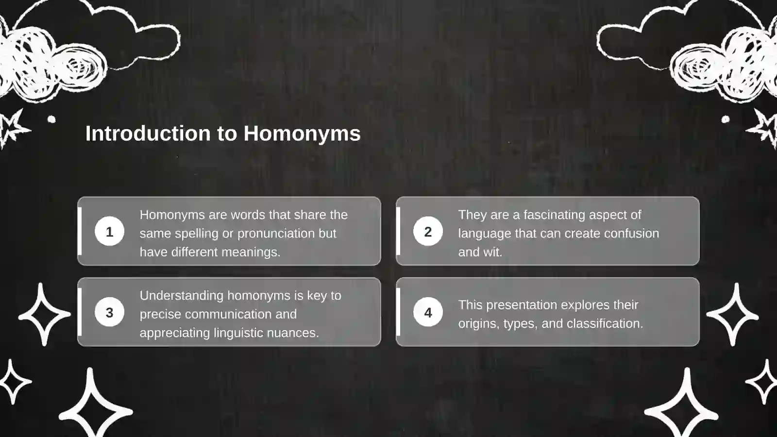 Homonyms 3