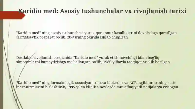 Karidio med 3
