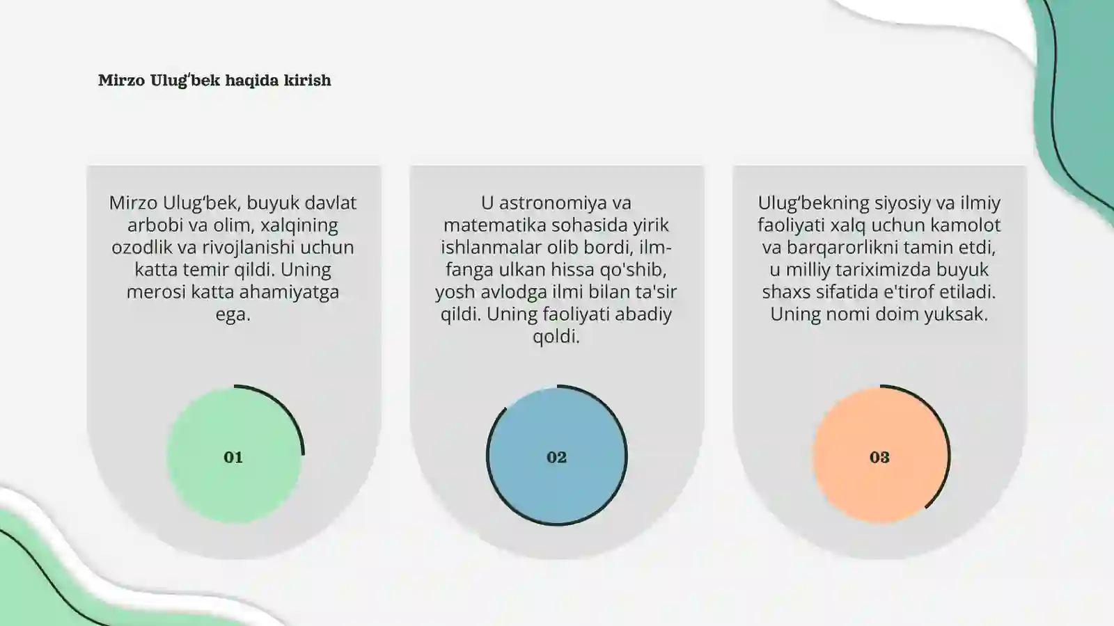 Mirzo Ulugʻbekning Hayoti va Faoliyati 3