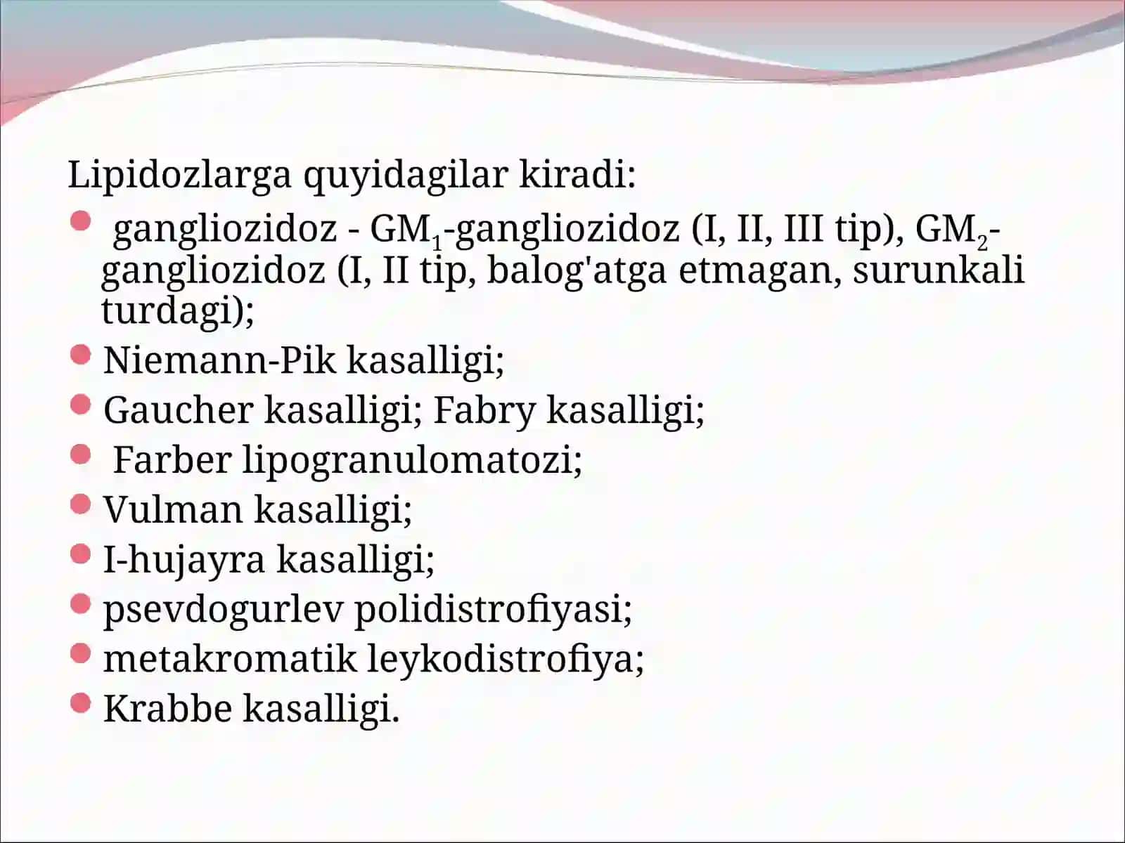 Lipidozlar 3