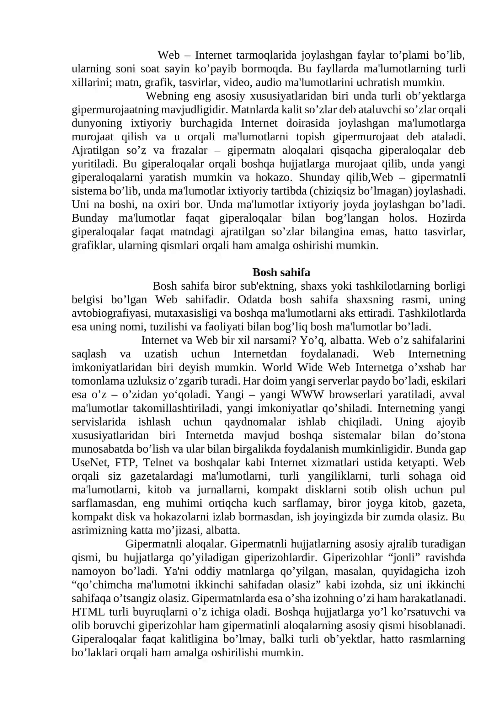 World Wide Web (WWW) tizimi 3