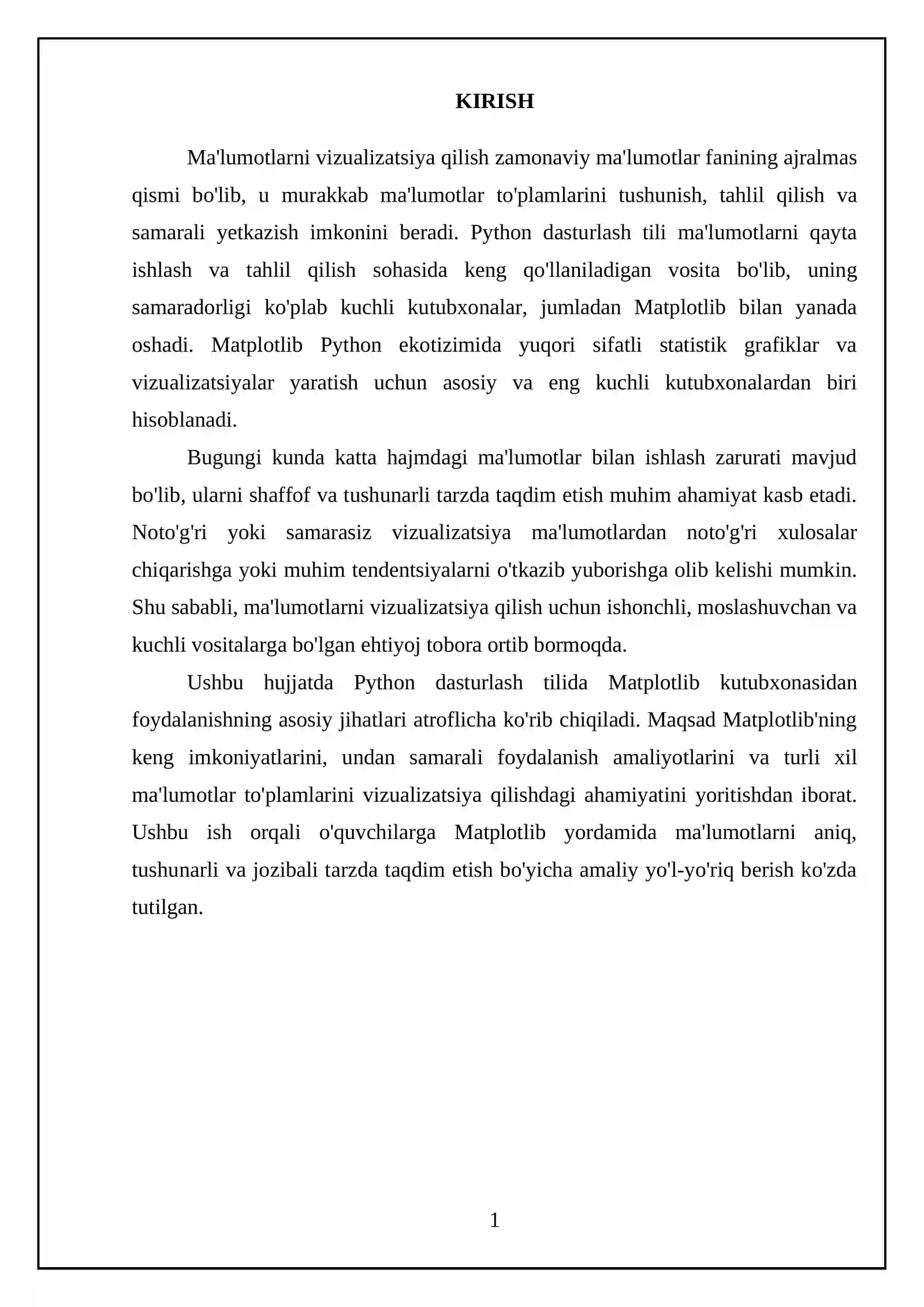 Python da matplotlib dan foydalanish 3