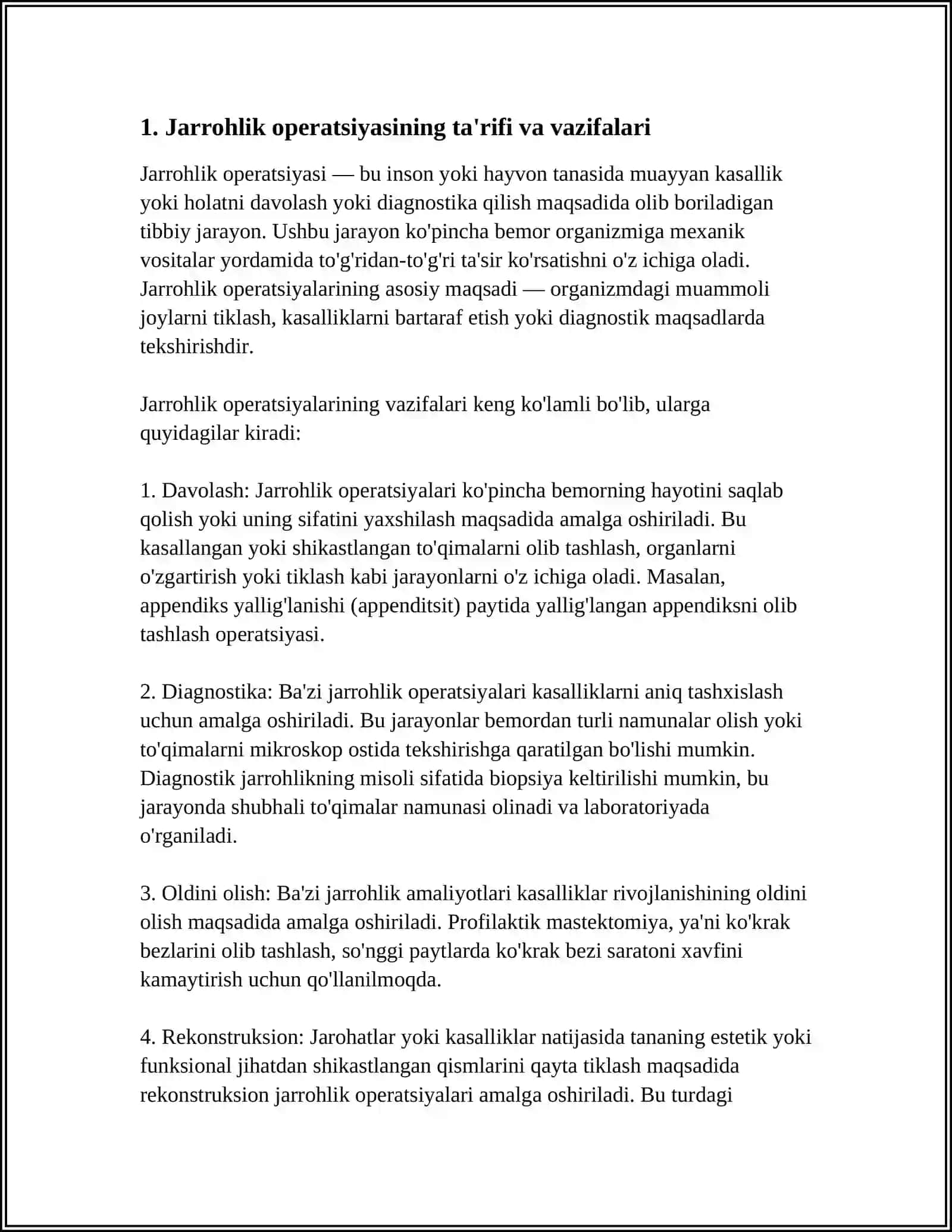 JARROHLIK OPERATSIYALARI HAQIDA TUSHUNCHA 3
