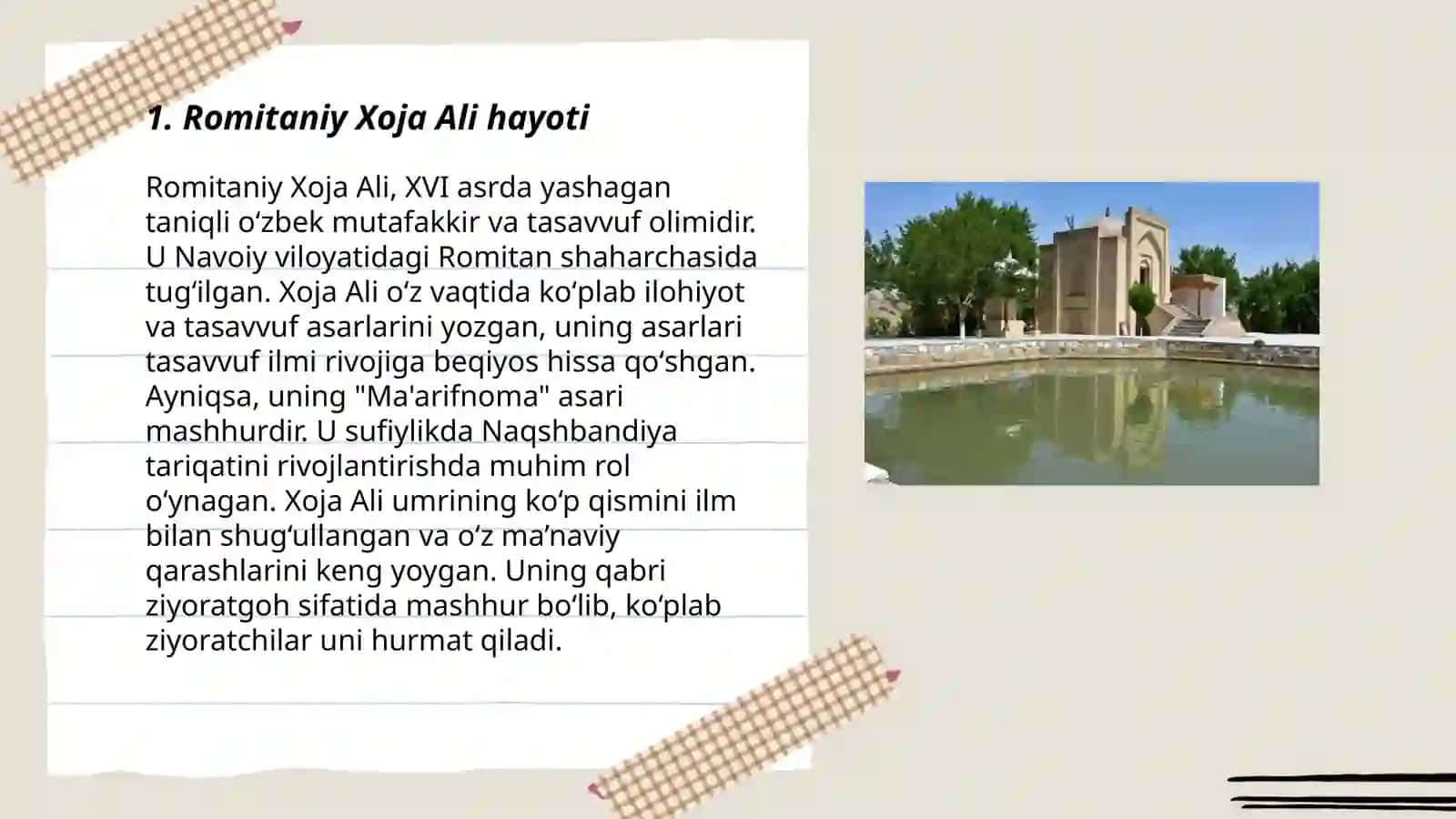 Romitaniy Xoja Ali 3