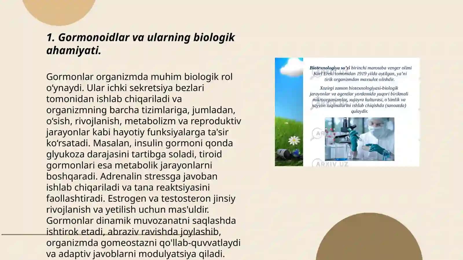 Gormonoidlar geparin va uning biologik ahamiyati 3