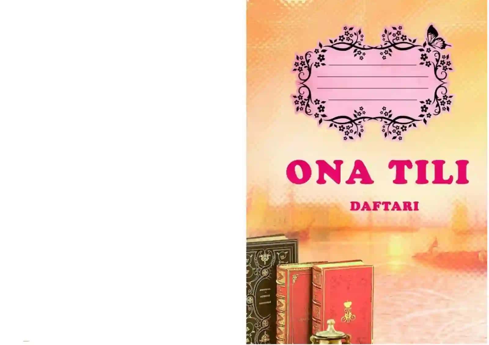 Daftar muqova maktablar uchun 3