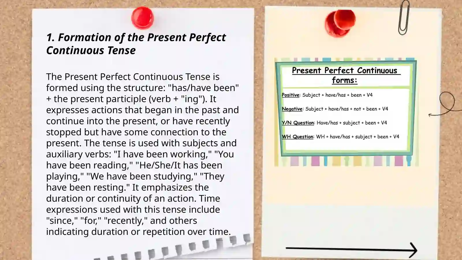 Present Perfect Continues 3