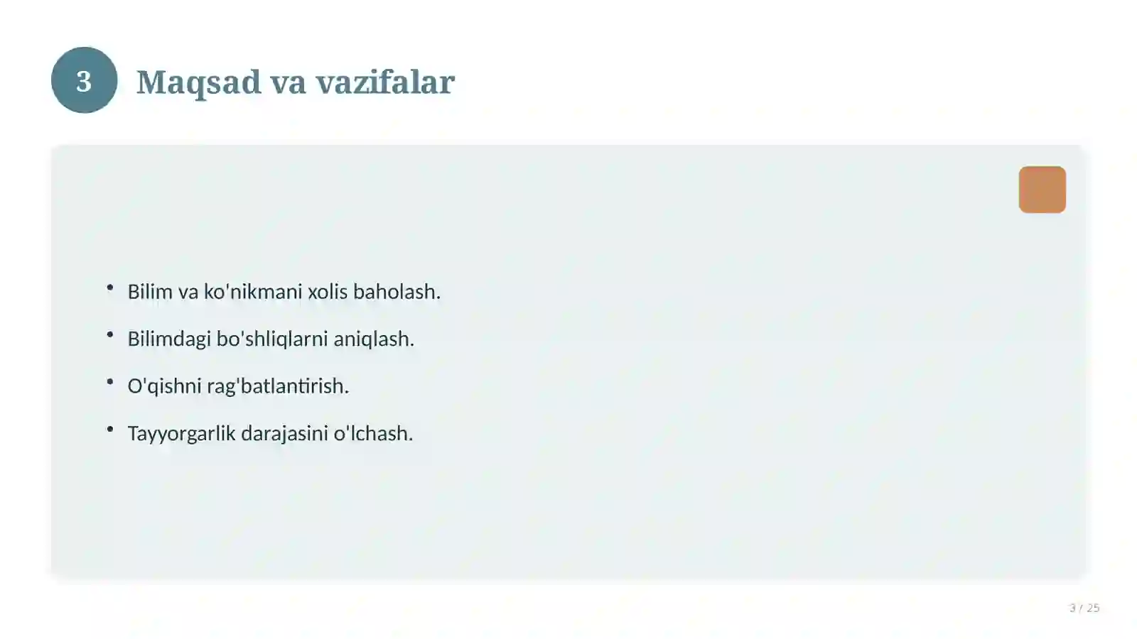 Texnika SAVOLLAR TEST 3