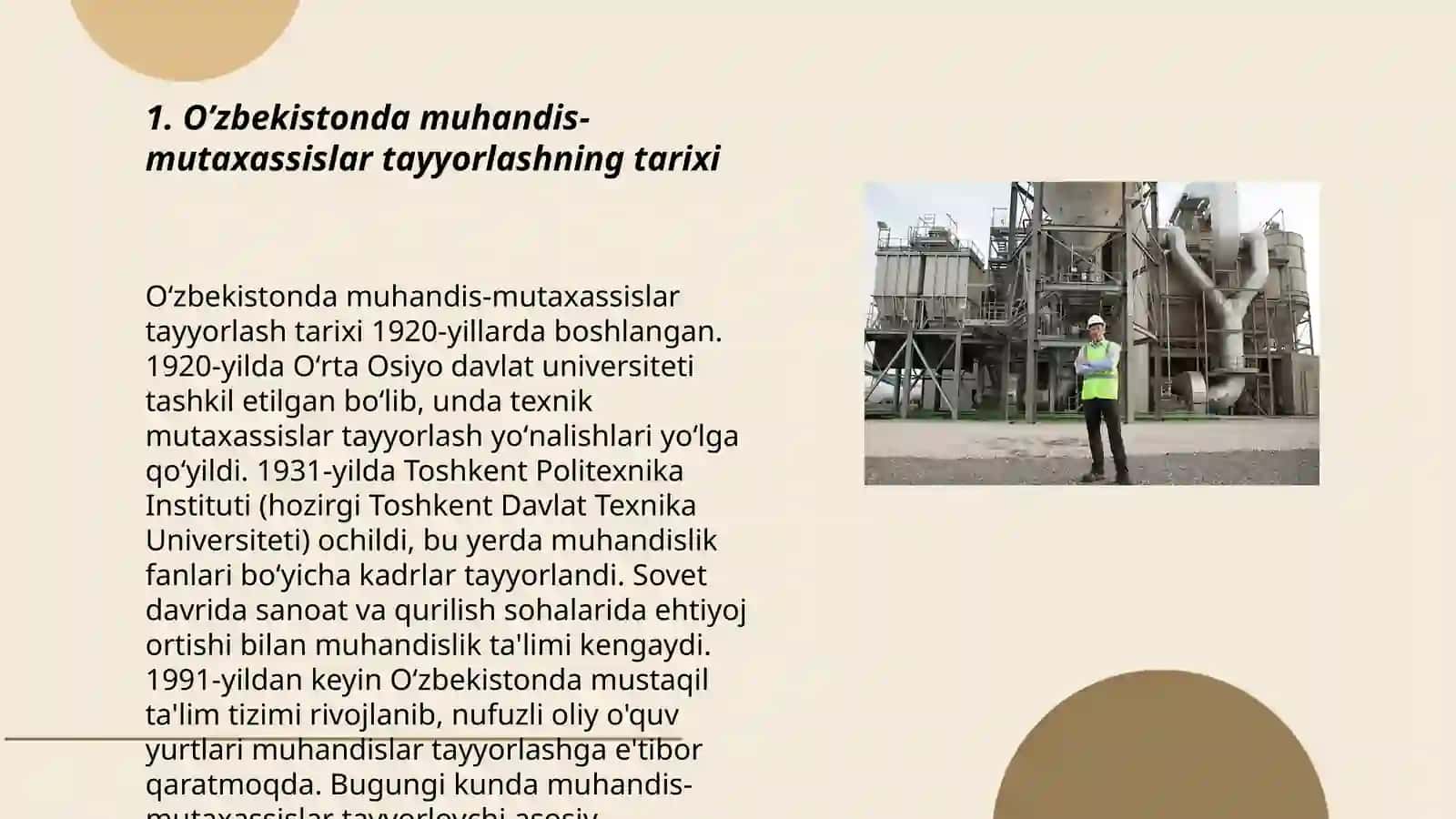 O’zbekistonda muhandis-mutaxassislarni ko’p bosqichli tayorlash 3