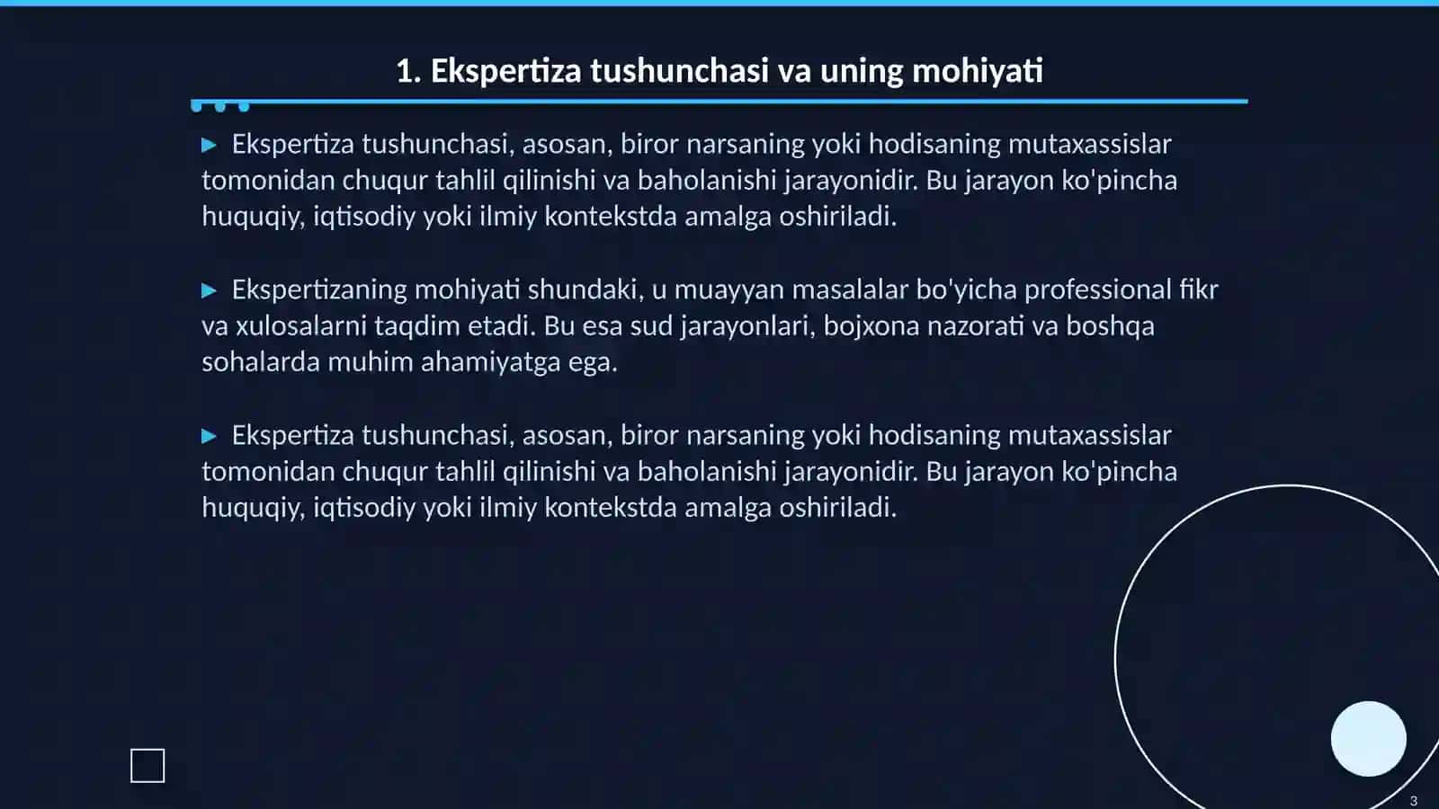 Ekspertiza tushunchasi, xuquqiy asoslari va uning vazifalari 3
