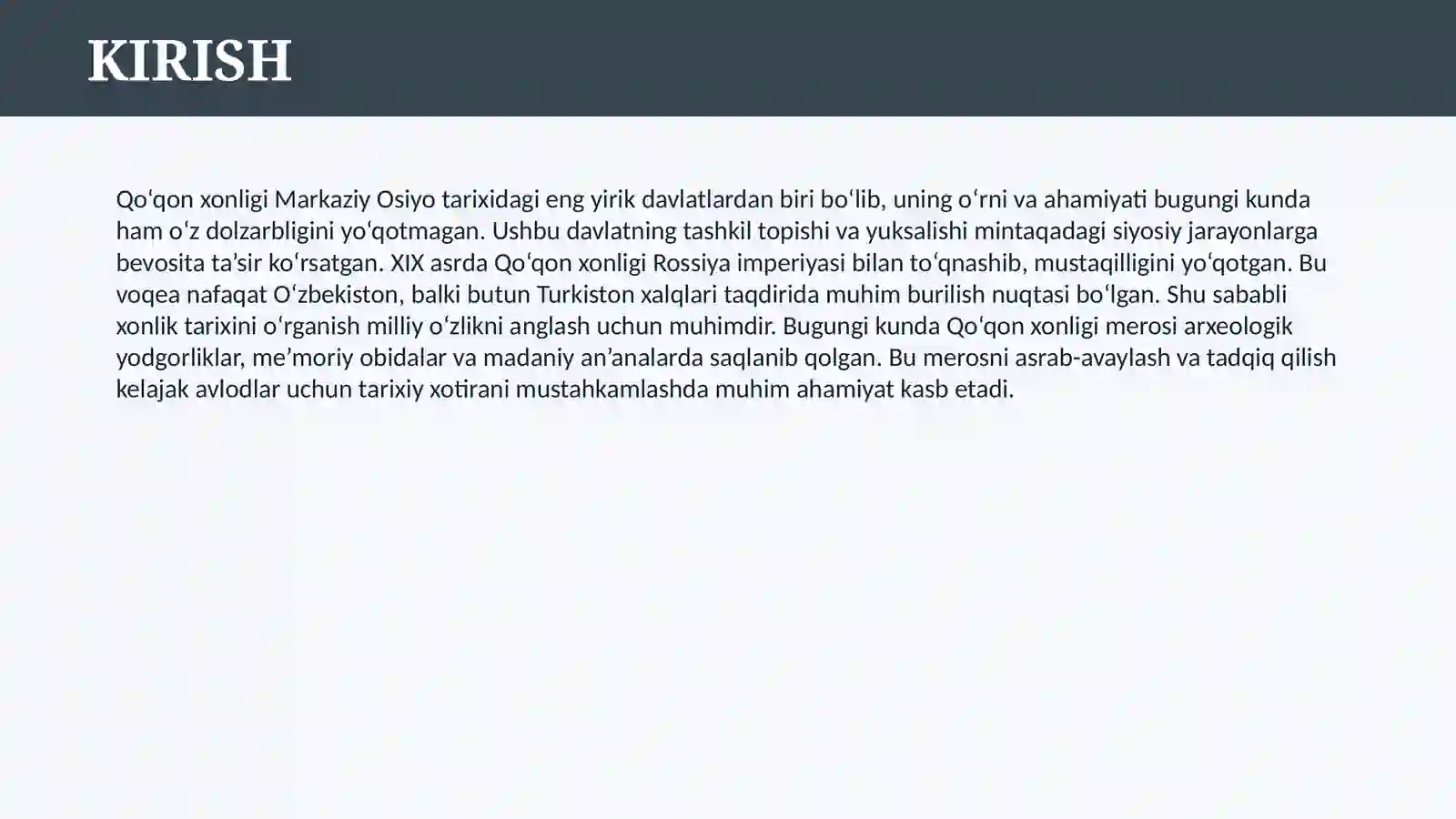 QO'QON XONLIGI 3