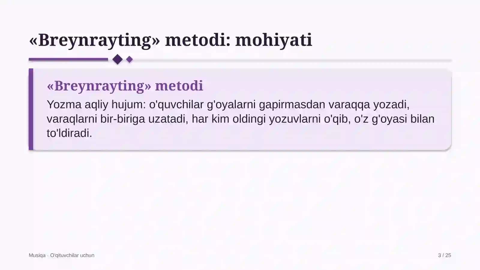 musiqa darslarida breynrayting metodidan foydalanish 6846 3