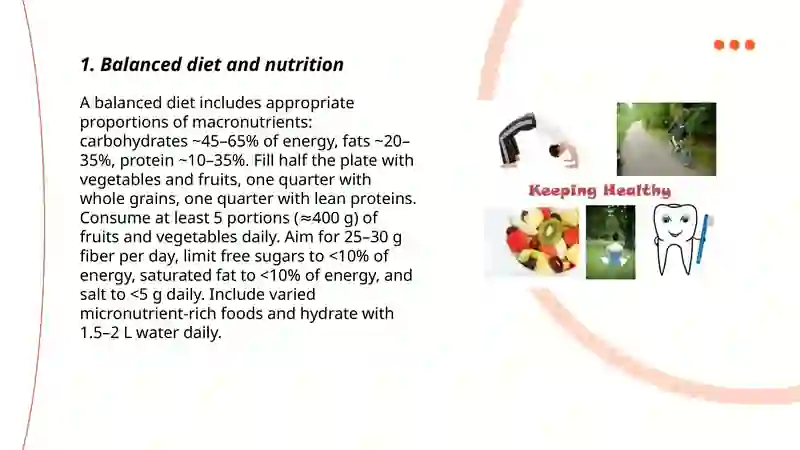 Keeping healthy 3