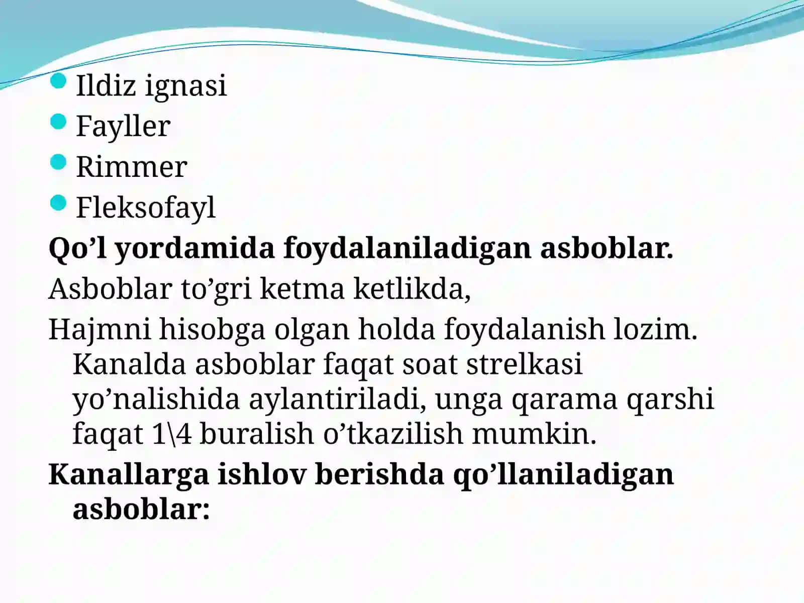 Endodontik asboblar 3