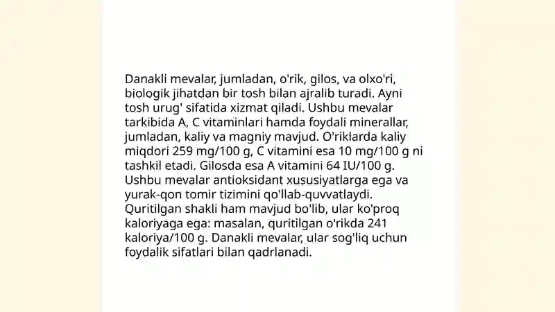 Danakli mevalar 3