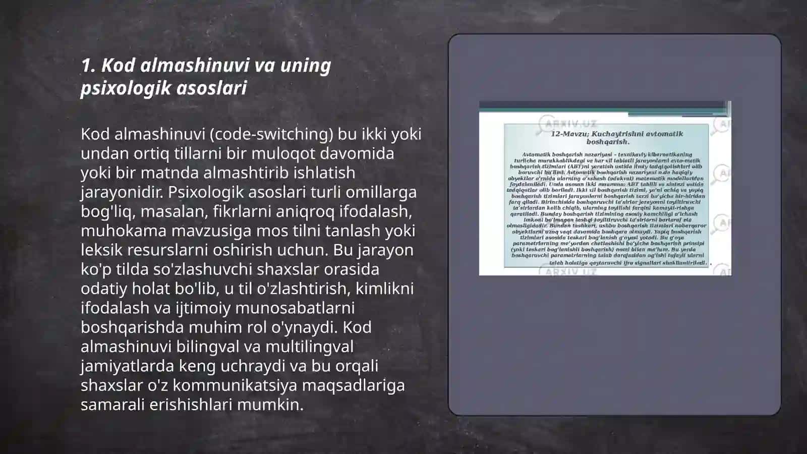 Sotsiolingvistika psixologiya va etnografiyani qamrab oluvchi tilshunoslik fani 3