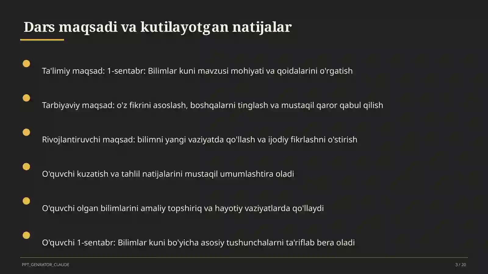 Sinf soati va tarbiyaviy tadbirlar 3