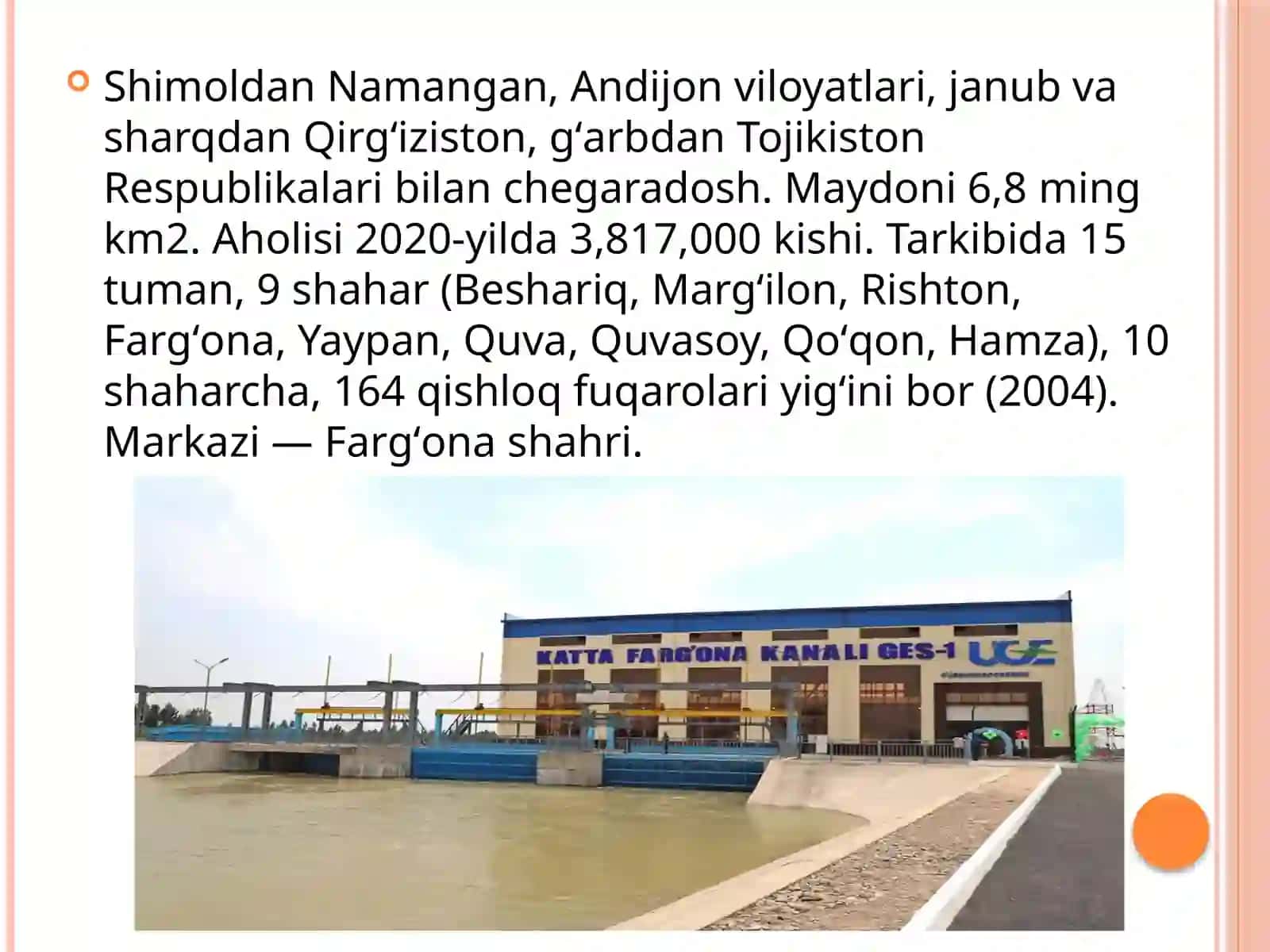 Farg’ona viloyatining qishloq xo'jaligida tiutgan o'rni va uni rivojlantirish yo'llari 3