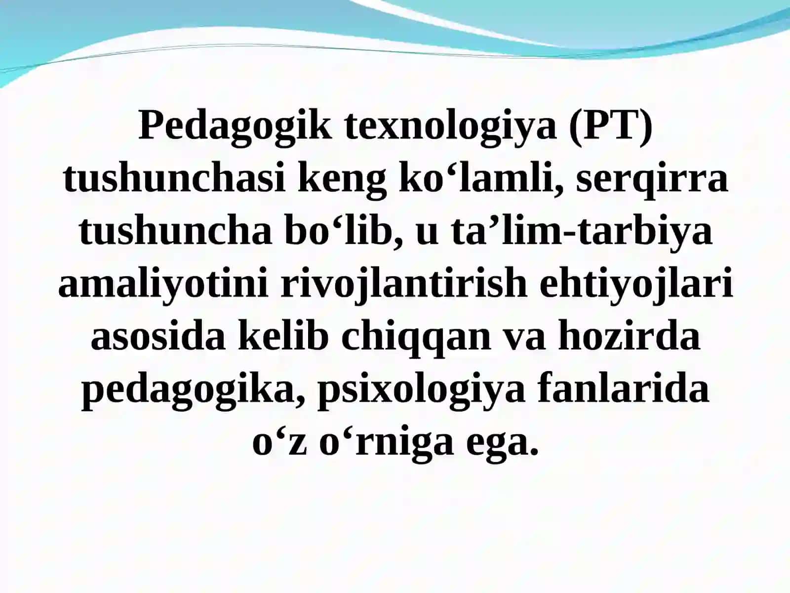 Ta’lim texnologiyalarini rivojlanish bosqichlari 3