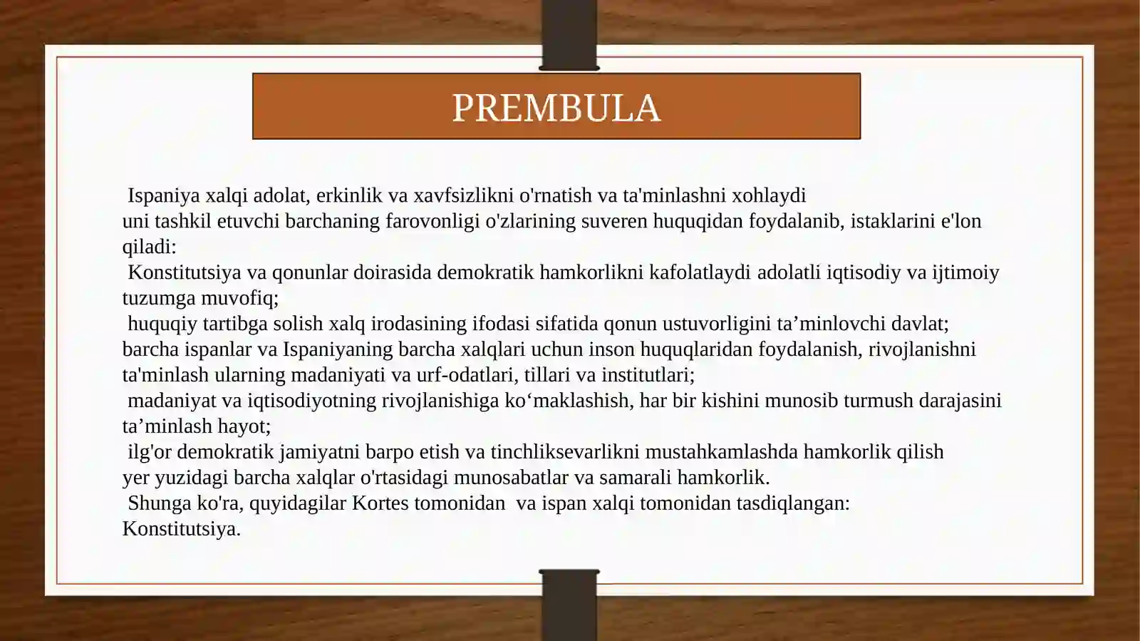 ISPANIYA KONSTIUTSIYASI 3