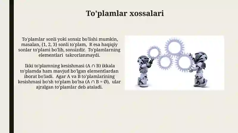 To'plamlar xossalari 3