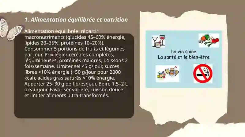 Alimentation équilibrée et nutrition 3