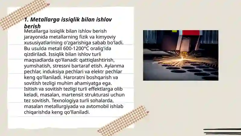 Metallarga ishlov berish 3